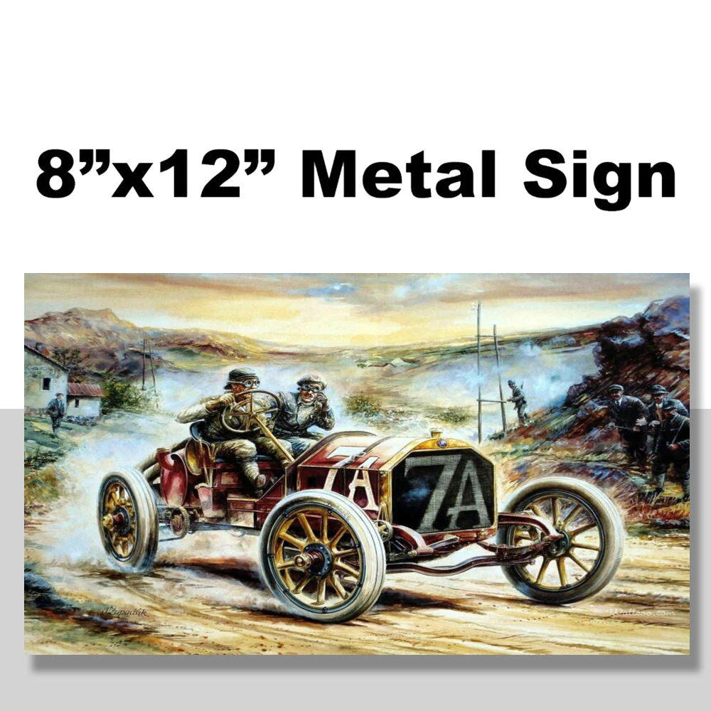 7A Classic Car Plaque Retro Art Printed Metal Sign Vintage Tin 8x12 | Plaques &amp Signs