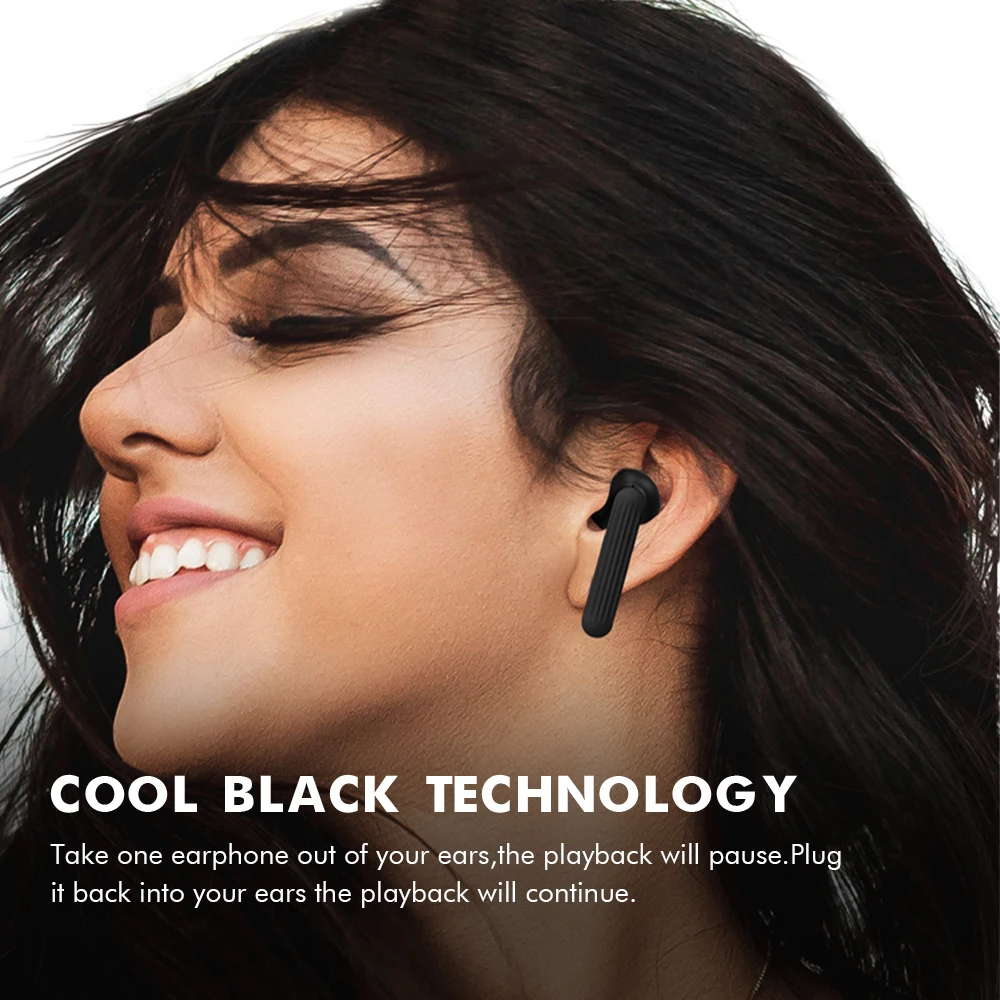 Беспроводные наушники Bluetooth 5 0 TWS Hifi гарнитура маленькие басовые