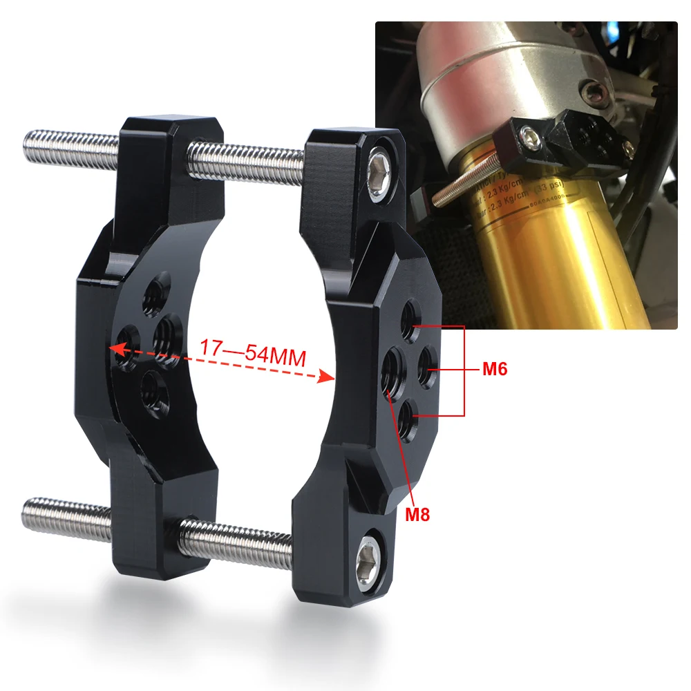 Подставка для Руля Мотоцикла 17-54 мм винтовое отверстие M8 M6 кронштейн из