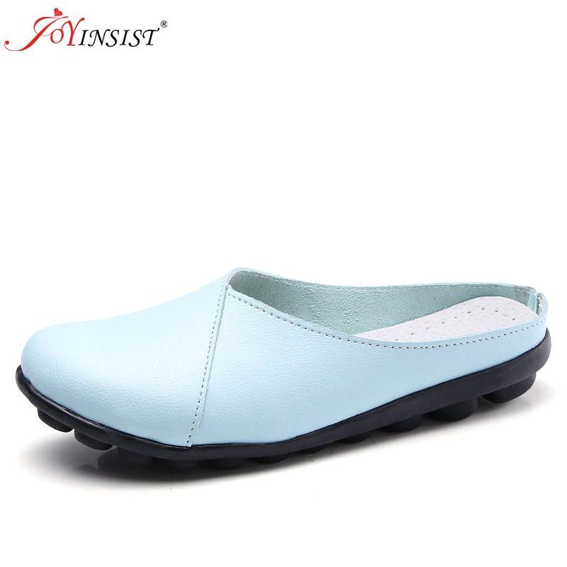 Весна 2021 кожаные туфли на плоской и круглой подошве однотонные мягкие