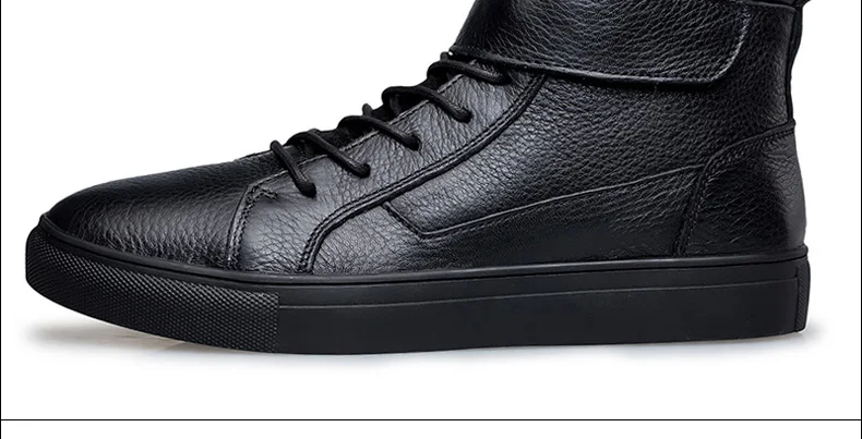 Abnkarwin/зимние мужские кожаные ботинки; Botines botas hombre; мужские ботинки; Buty Zimowe Botte Homme Stivali Uomo; водонепроницаемые ботильоны; 48
