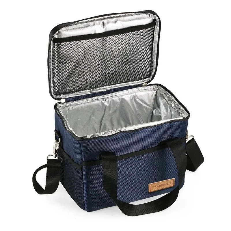 Вместительная изолированная сумка для ланча объемом 10 л многоразовая складная