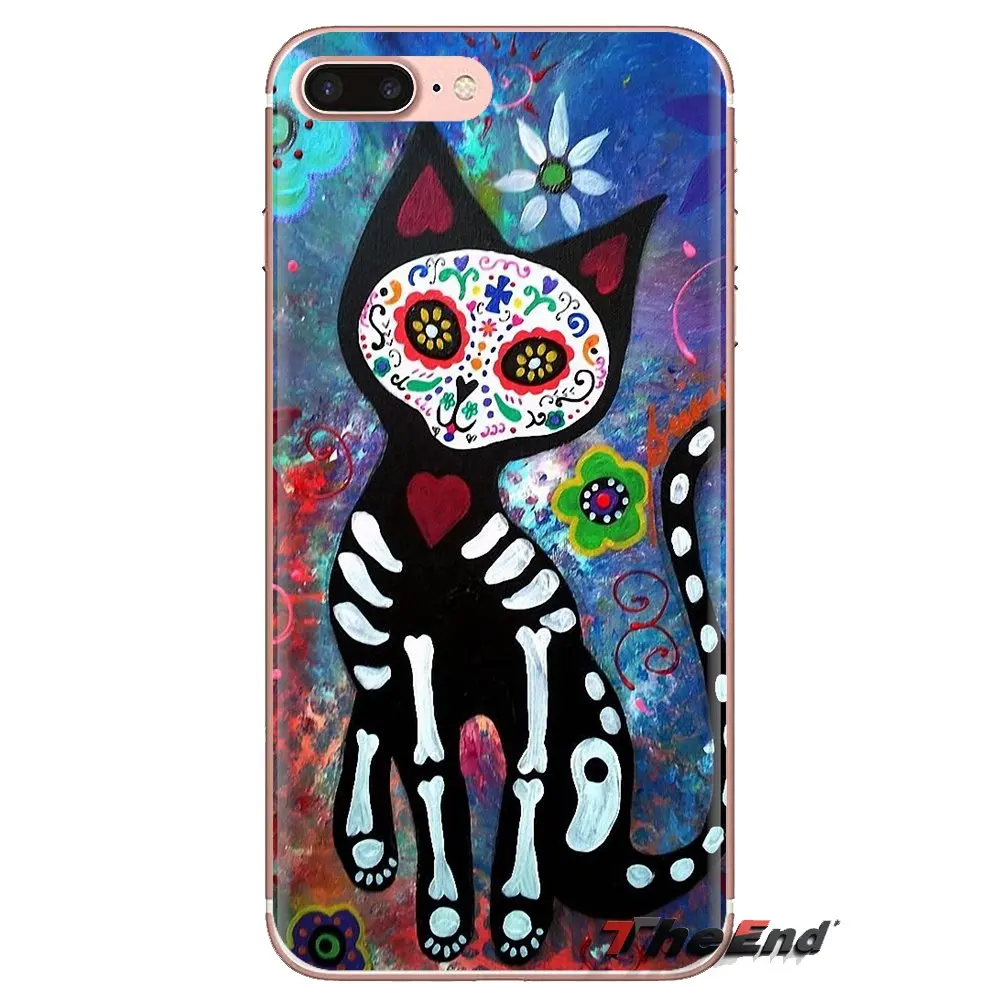Чехлы для телефонов мексиканский День мертвых татуировок девушка sony Xperia Z Z1 Z2 Z3 Z5