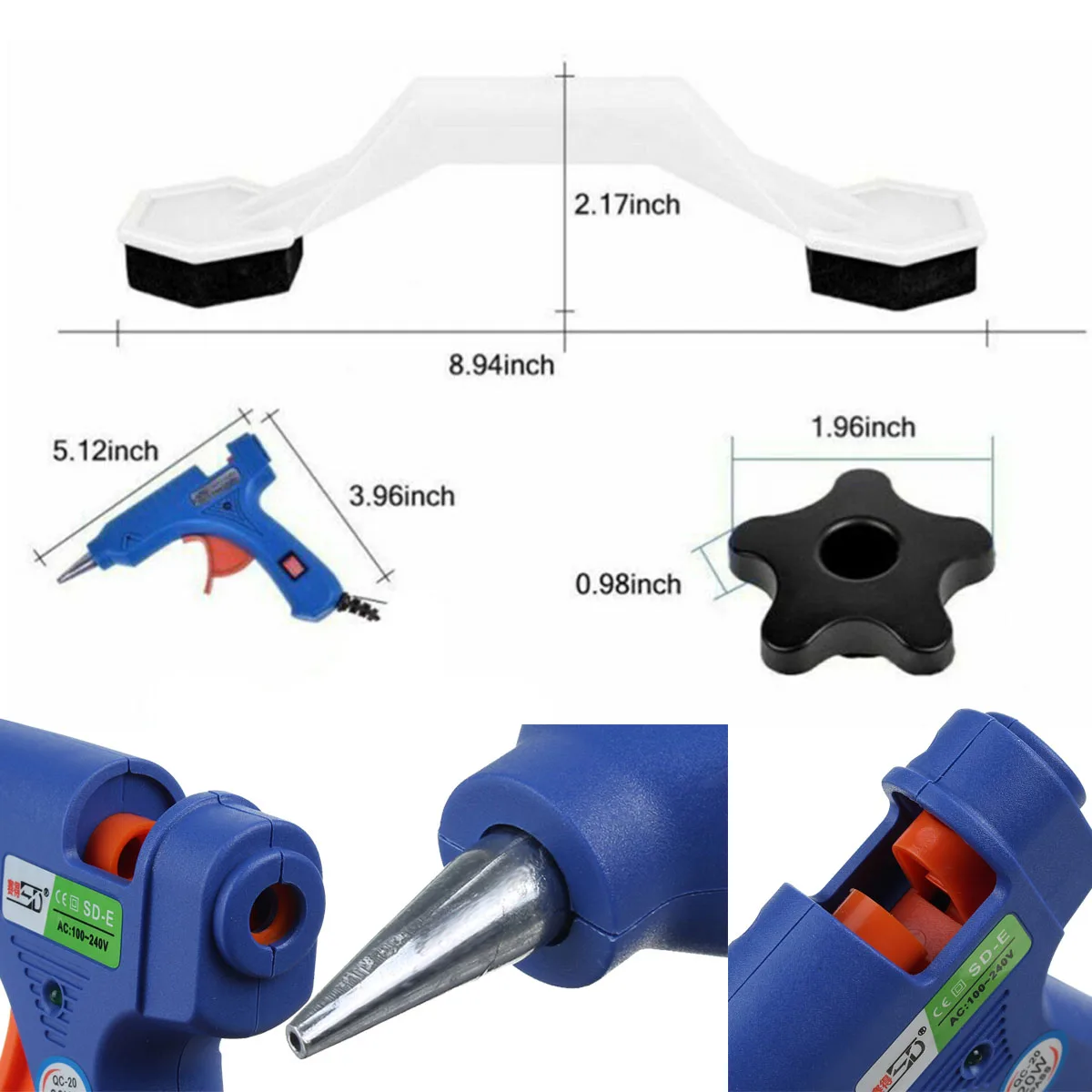 

Car Dent Removal Pulling Bridge Paintless Dent Repair Puller Hand Tool Set Auto Car Body Repair Puller Tools Mechanic Kit