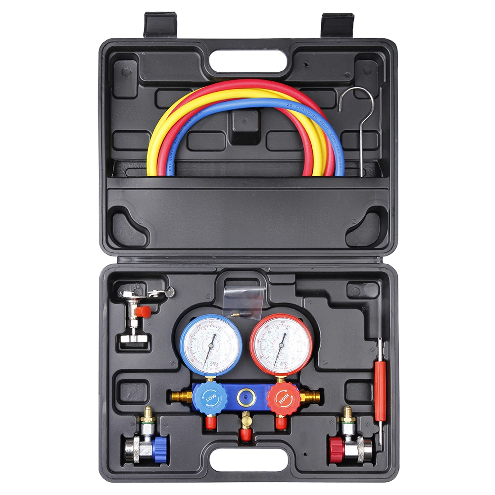 

Комплект для охлаждения кондиционера HVA/C манометр для трубопровода R22 R134a 410a