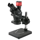 Тринокулярный стереомикроскоп, 3,5x-90X, 1080P, 14 МП