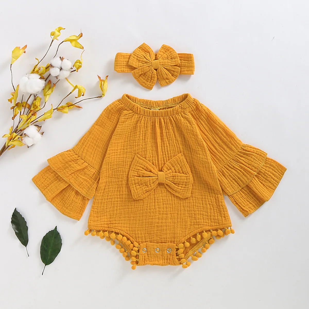 Детский комбинезон Осень зима 2019 г. милая одежда с длинными рукавами в