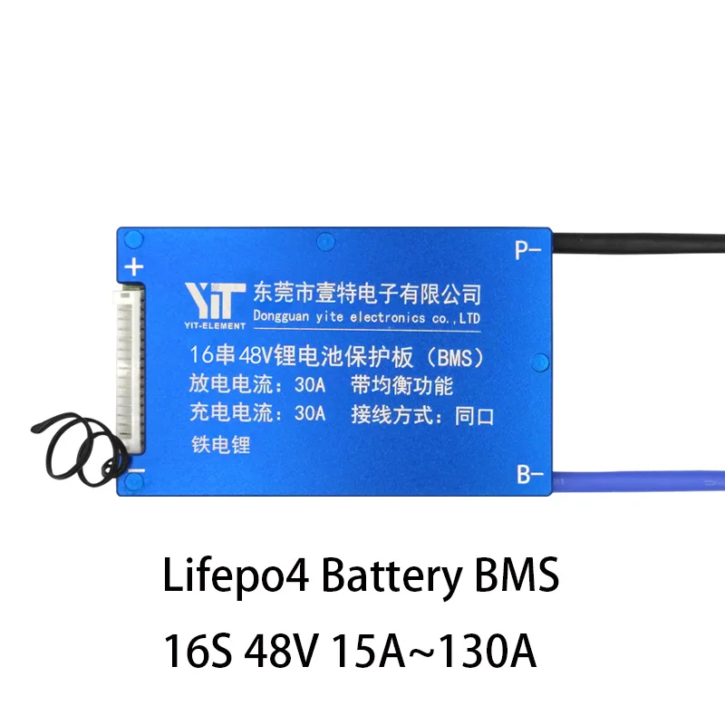 Защитная плата для аккумулятора 16S 48 в BMS Lifepo4 Balanece водонепроницаемый контроль