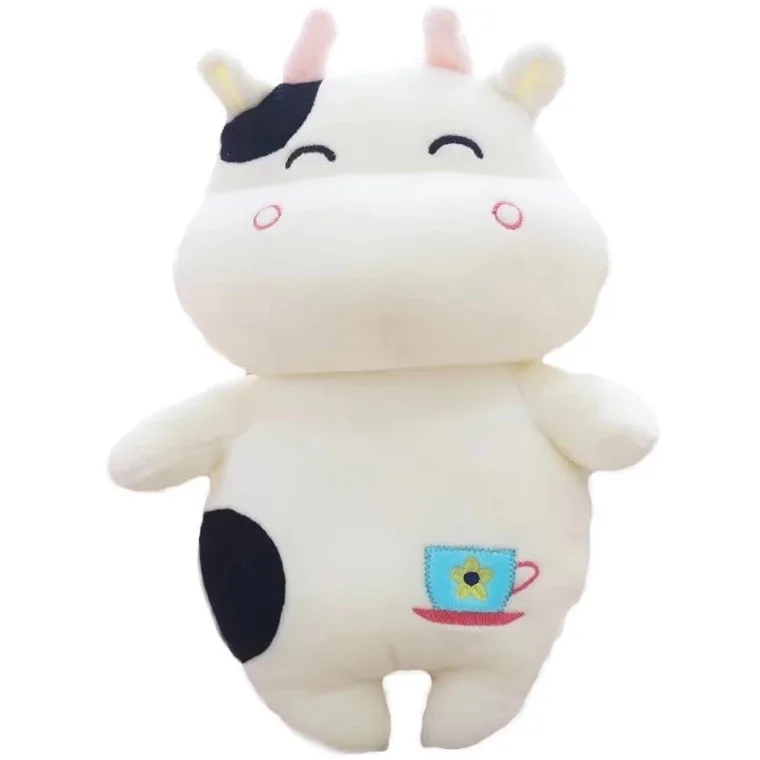 25 см Kawaii плюшевая коровья игрушка-обнимашка молочный скот мягкая кукла подушка с