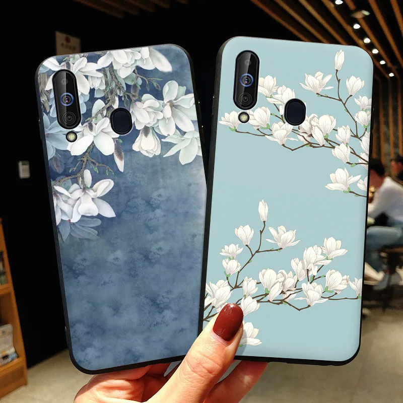 Объемный цветок силиконовый чехол из термопластичного полиуретана для samsung galaxy j4 j6 j8 a10 a20 a30 a40 a50 a70 s8 s9 s10 плюс s10e a6 a8 a7 Примечание 8 9 чехол