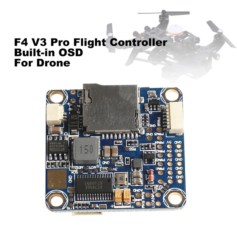 Контроллер полета Betaflight Omnibus STM32F4 F4 Pro V3 Встроенный OSD | Электроника