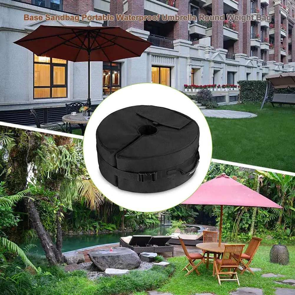 

Base Sandbag Oxford Cloth Tent Sandbag Portable Waterproof Umbrella Round Weight Bag Outdoor Umbrella Round Weight Bag