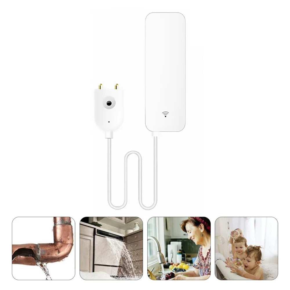 

Smart Water Alarm Leaking Detector Wireless Flood Sensor for Kitchen Bathroom
