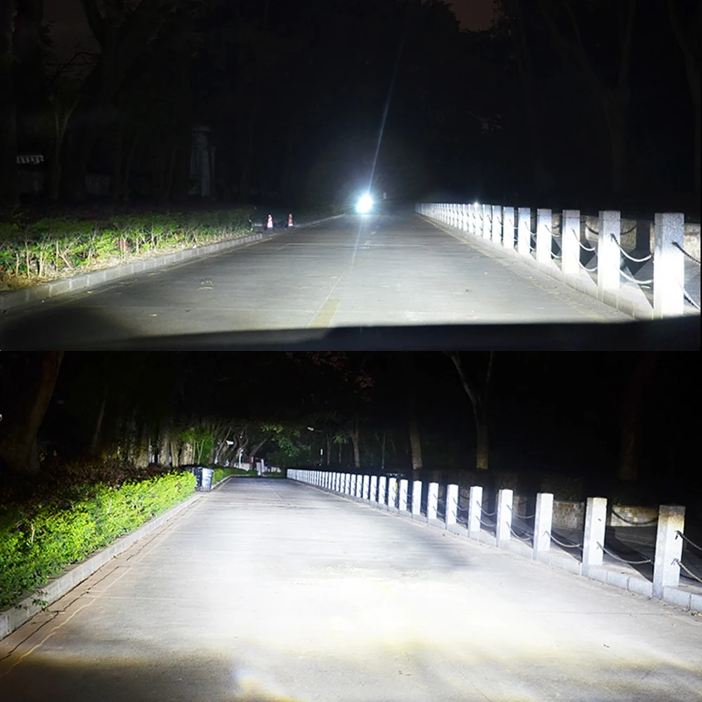 HAOSJ H7 светодиодный автомобильный светильник H4 55 Вт 12 В 12000LM 6000K 8000K 4300K 3000K H11