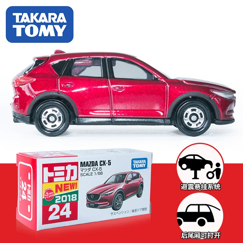 

Takara Tomy Tomica Simulation Car Model Mazda CX-5 Car CX5 Toy Car No. 24 Desktop Decorations Birthday Present Boys Gifts Toys