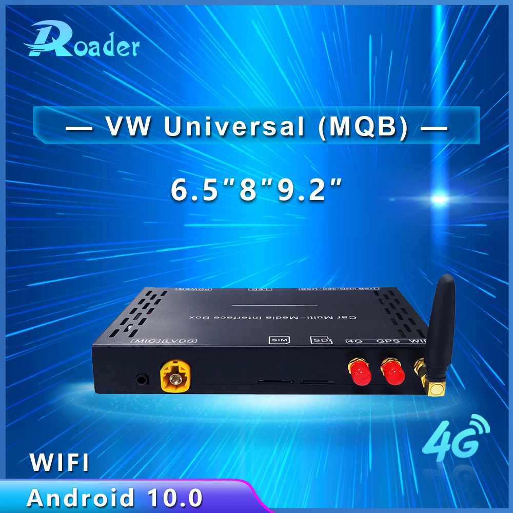 Автомобильный мультимедийный плеер Roader Android 9 0 4G радио GPS для VW Volkswagen Tiguan L Polo Golf 5 6 7