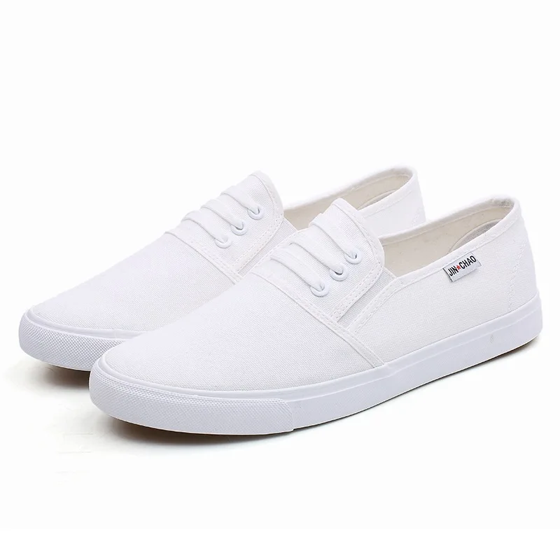 

2021 spring and autumn new trend fashion all-match low-top one-step canvas shoes labor insurance casual white shoes new balance