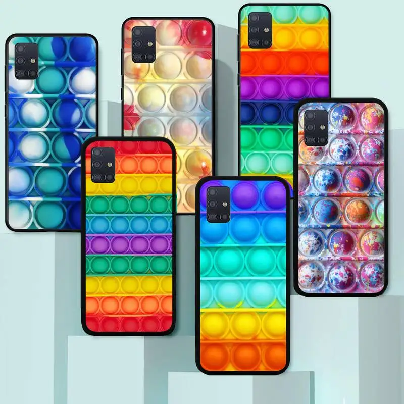 

Bubble Fidget Reliver Stress Antistress Phone Case For OPPO Reno 2 Z 3 ace me2 3 5 6 7 pro XT X2 K5 Fundas Cover