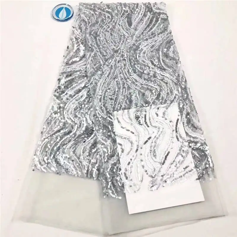 Африканская сетчатая кружевная ткань 2019 французская неш вышитая нигерийская