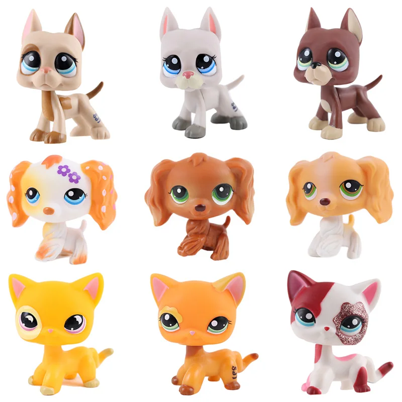 Редкая бутиковая игрушка lps из магазина домашних животных стоящая кошка с