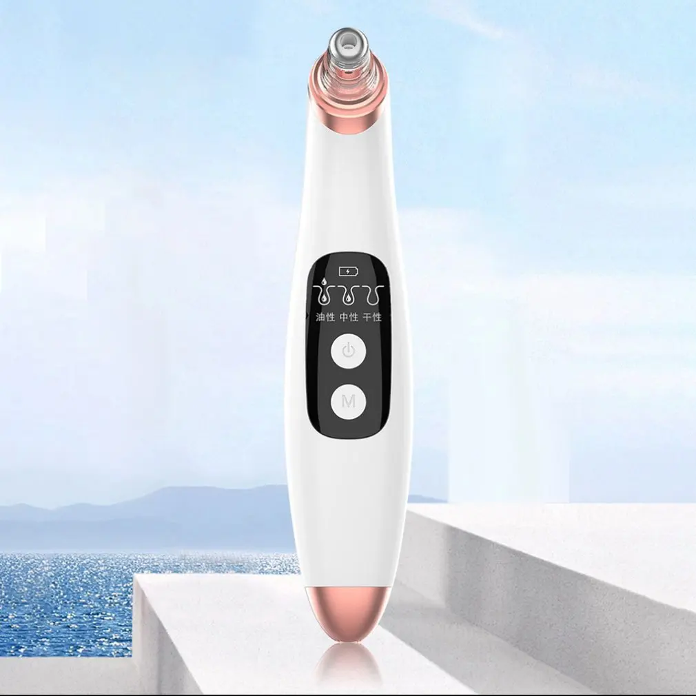 

Removing Blackhead Instrument Electric Suction Blackhead Artifact 6 In 1 For Blackhead Remover Household Pore Cleaner