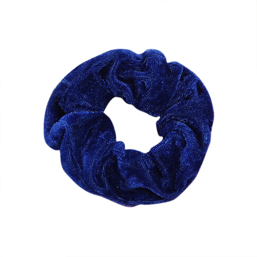 1 шт. Velluto Scrunchies Fasce Accessori Per Capelli Donne Ragazze Capelli Elastici Cravatta In Gomma anello corda per cape