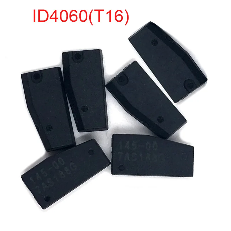 Chip ID4D60 4D60 (T16), después del mercado, transpondedor de carbono (80 bits), llaves de coche con chip de cerámica 4D60