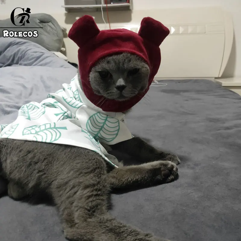 ROLECOS Game Animal Crossing Tom Nook Cosplay Costume Shirt Cat Clothes Dog Rabbit Clothing Halloween |
