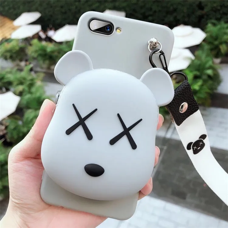 GrayBaoli Gray Милый 3D кошелек дизайн кошка чехол для Huawei P10 селфи P10 Plus P9 Lite mini P9 Plus животные Свинья мягкий чехол из ТПУ - Цвет: GrayBaoli Gray