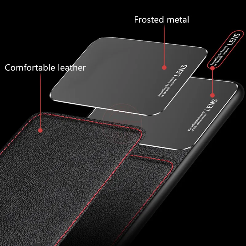 

Rzants For Vivo V19 Hard Case Lether Back Slim Thin Fashion Funda Phone Casing