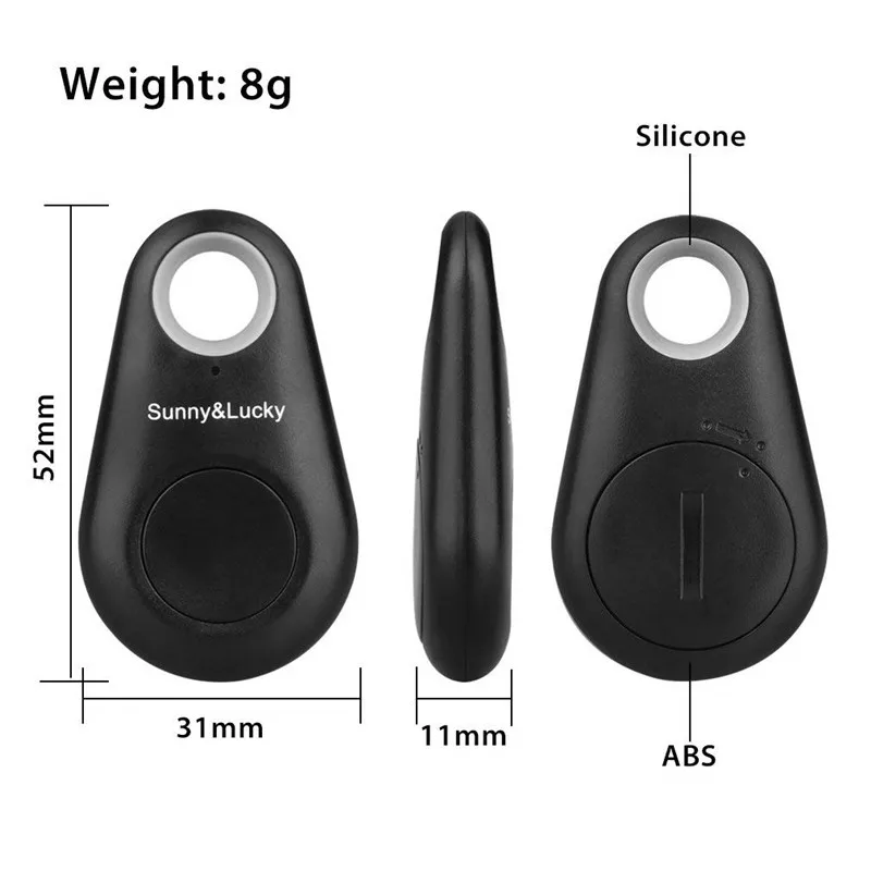 Dog Pets Smart GPS Tracker Anti-lost Alarm Tag Wireless Bluetooth Child Wallet Bag Key Finder Locator Anti Lost | Дом и сад