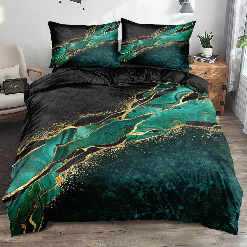 

3D Custom Design Ink Painting Bedding Sets Quilt Covers White Comforter Cases Pillow Cover Full Single Double Size Home Textile
