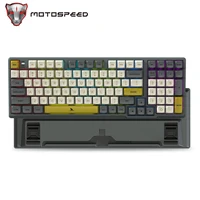 motospeed darmoshark k7 gaming mechanical keyboard 98 keys hot swap wired rgb backlight macro definition keypad red blue switch