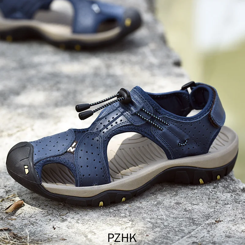 Лидер продаж 2019 года модные мужские сандалии zapatillas hombre Летняя обувь шлепанцы из