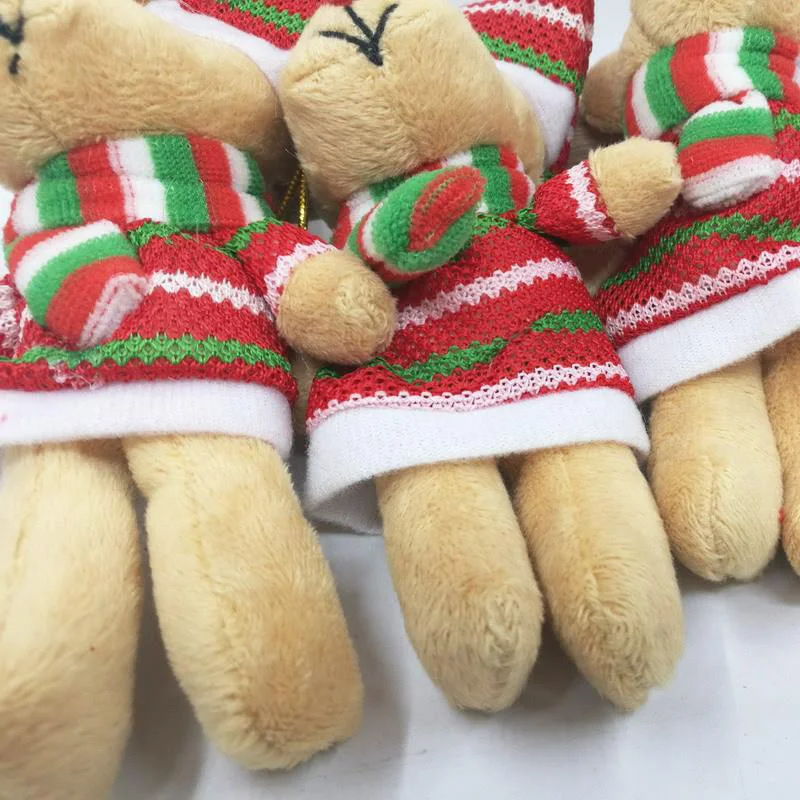 25 шт./лот мини Медвежата на шарнирах плюша Toys13cm милые плюшевые мишки цепи кулоны