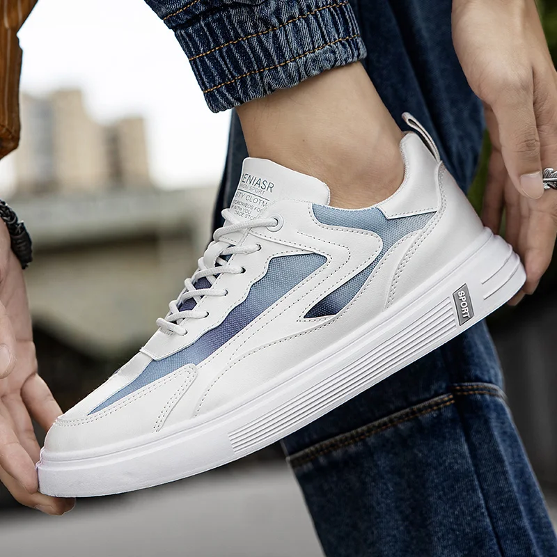 

CYYTL Men's Breathable Fashion Shoes Skateboarding White Outdoor Sports Running Sneakers Youth Boys Students Walking Tennis