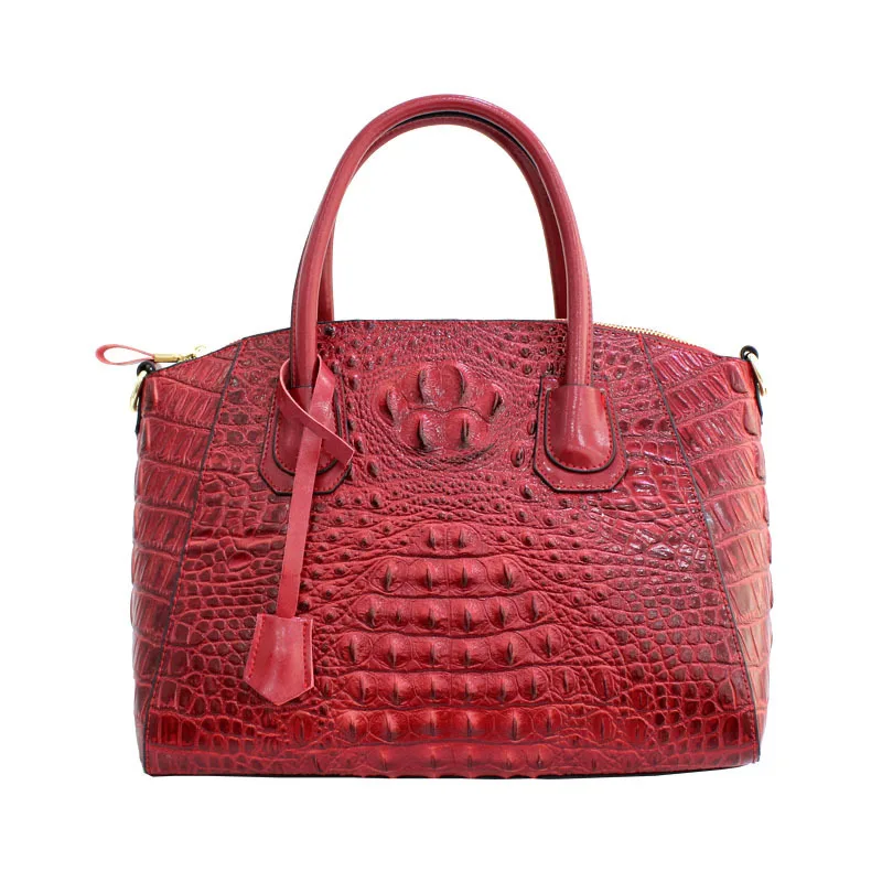 Аутентичные Женская сумка из кожи крокодила 100% натуральная кожа женские сумки