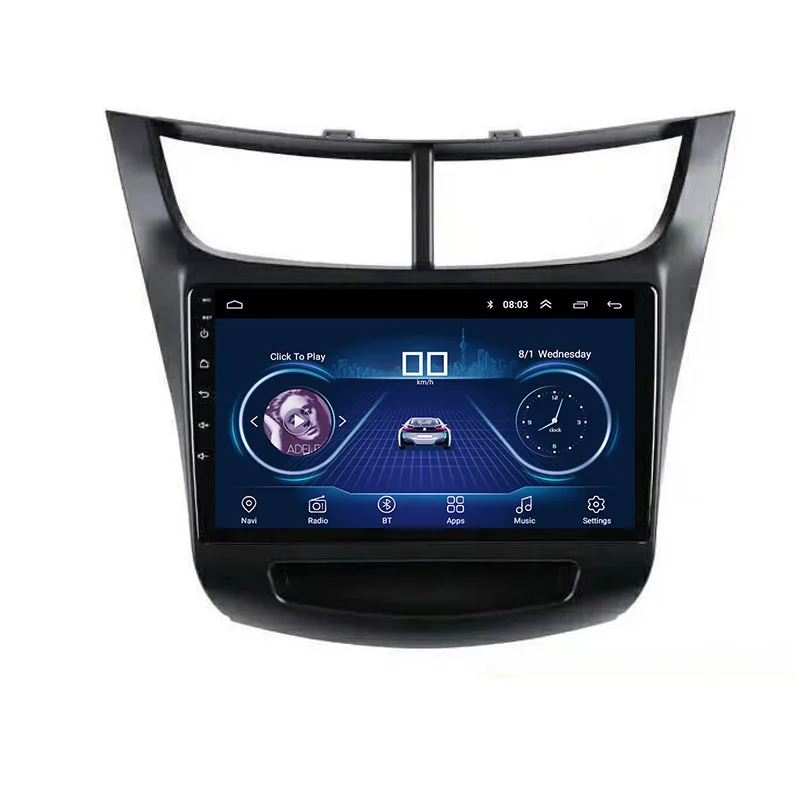 9 дюймов IPS и 2.5D сенсорный экран Android 8 1 автомобильный DVD GPS навигация для Chevrolet Sail 2015