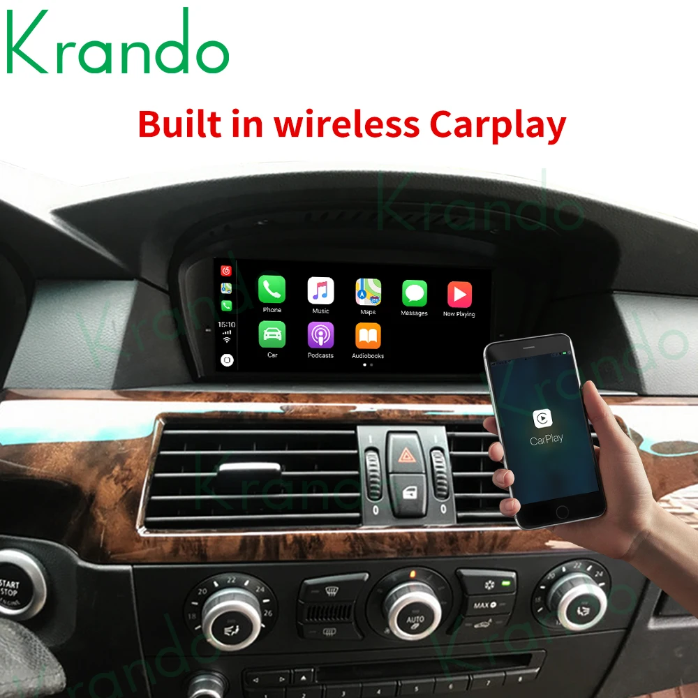 Krando Android Qualcomm 10 0 4G 64G 8 ''Автомобильная Навигация для BMW 5 серии E60/BMW 3 E90 2005 2012 CIC CCC