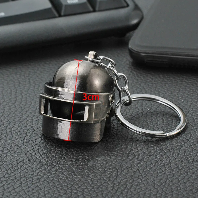 PUBG брелок в форме шлема фигурки игра поле битвы Маскарадные костюмы шлем