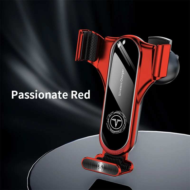 Soporte de tel&eacute;fono para coche T11, accesorio de Metal, inducci&oacute;n el&eacute;ctrica, 15W, carga r&aacute;pida, salida de aire, soporte de tel&eacute;fono m&oacute;vil para iPhone 13 12-2