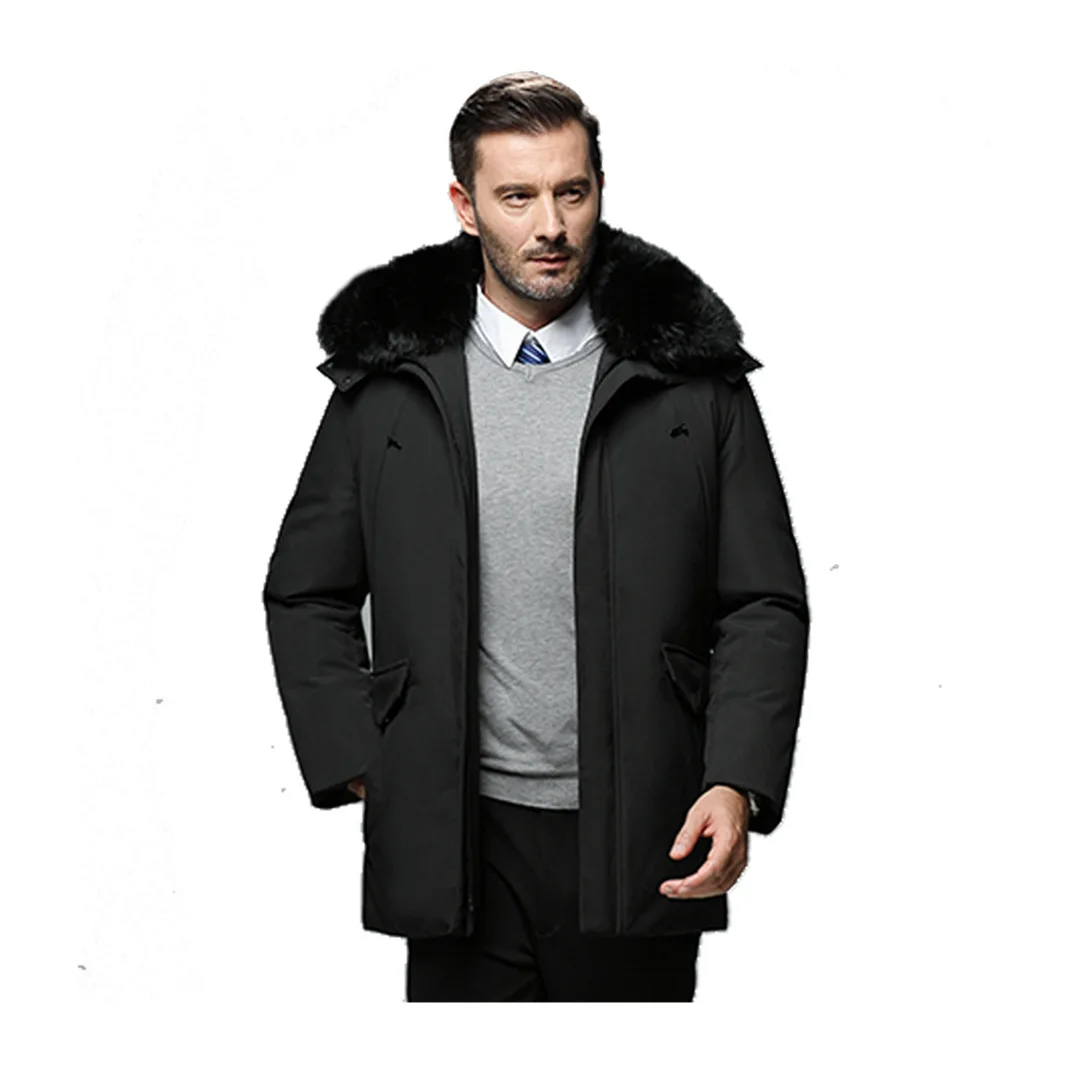 Среднего возраста пуховик мужской средней длины толстый среднего мужская одежда