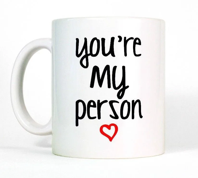 Кофейная кружка You Are My Person чашка Best Friend Cup рождественский подарок анатомия Greys |