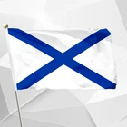 Морской Ensign российский 90x150 см 3x5 футов 120 г 100D полиэстер двойной сшитый Бесплатная доставка андрейский баннер 60x90 см 21x14 см