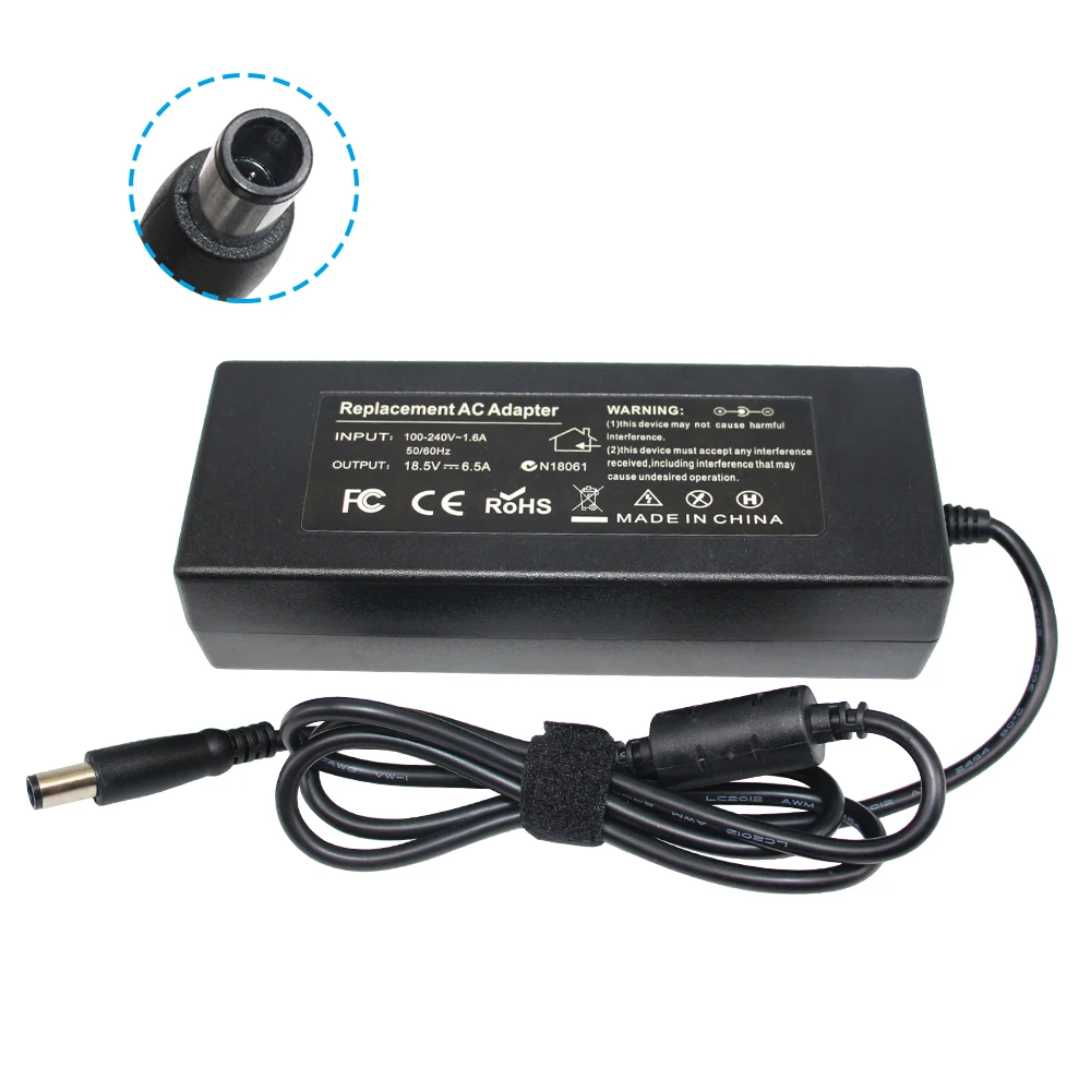 18,5 V 6.5A 120W адаптер питания переменного тока/зарядное устройство для hp Elitebook 8530p 8540p 8540w 8730w 6930p 8530p 8530 w, hp Pavilion M6 DM4