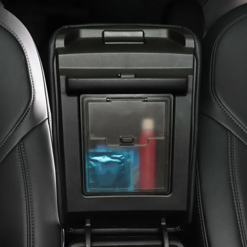 Маленький размер коробка для хранения подлокотников прозрачная Tesla Model 3 2017-2019