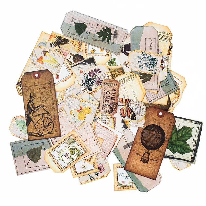 

92pcs Kawaii Stationery Stickers TAG Plant Diary Planner Travel Decorative Mobile Sticker Scrapbooking DIY Craft Stickers