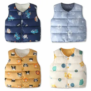 Детский Теплый жилет на осень и зиму, тонкий жилет для малышей, Детская верхняя одежда, жилет, детская одежда, куртки для мальчиков и девочек, жилет для малышей