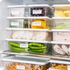 Контейнер для хранения продуктов в холодильнике, пластиковый контейнер для хранения закусок и овощей
