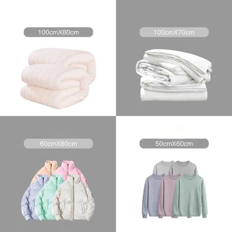 Вакуумные сумки для одежды прозрачная сумка хранения органайзер пакет Sac De Rangement